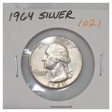 1964 Washington Quarter, Silver