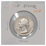 1964-D Washington Quarter, Silver
