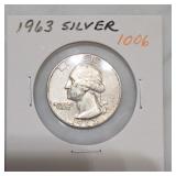 1963 Washington Quarter