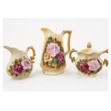 Enesco Floral Porcelain 3-Piece Set