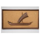 Witco Wilrongo Outrigger Ship Wall Art