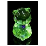 Fenton Uranium Glass February Amethyst Birthstone