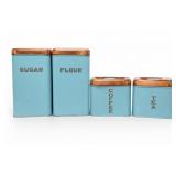 Lincoln Beautyware Turquoise Canister Set