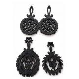 Cast Iron Trivet Set, 4 Pieces