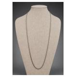 Sterling Silver Snake Chain Necklace 24in
