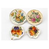 Mitterteich Bavaria & Ucago Ceramics Plate Set