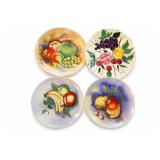Morleans Japan 4-Piece Hand-Painted Fruit Set