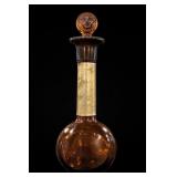 McGuinness & Co. Amber Glass Decanter With Stopper