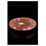 Marigold Carnival Glass Crackle Pattern Bowl