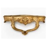 Ornate Gold Baroque Wall Console Shelf