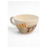 Holland Mold Ceramic Popcorn Snack Bowl