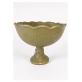 Brayton Laguna USA Green Pedestal Bowl