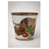 Vintage Weibro Copper-Tone Kitchen Wastebasket