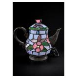 Stained Glass Teapot Lamp