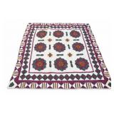 Handmade Patchwork Quilt, Floral Medallion Design