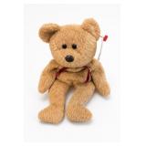 Ty Curly Beanie Baby Bear, 1996, With Tag