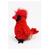 Ty Beanie Baby Mac Cardinal Plush