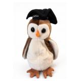 Ty Wise Beanie Baby Graduation Owl Plush