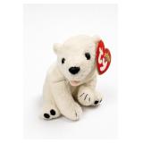 Ty Aurora 2000 Beanie Baby Polar Bear Plush