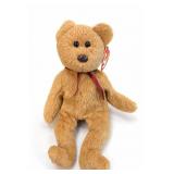 Ty Curly Beanie Baby Bear, 1996