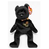 Ty Beanie Baby The End Black Bear Plush