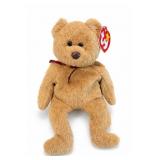 Ty Curly Beanie Baby Bear, 1996