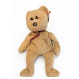 Ty Beanie Babies Curly Bear, Born 1996