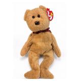 Ty Curly Beanie Baby Bear, 1996