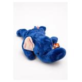 Ty Peanut Royal Blue Elephant Beanie Baby