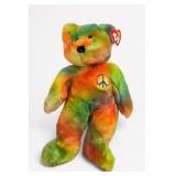 Ty Peace Beanie Baby Tie-Dye Plush