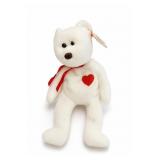 Ty Valentino 1994 White Bear Plush Toy