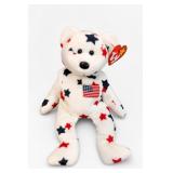 Ty Glory Beanie Baby Plush With Flag, 1997
