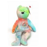 Ty Peace Beanie Baby Plush, 1996, With Hangtag