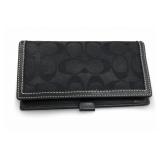 Coach Black Signature Wallet