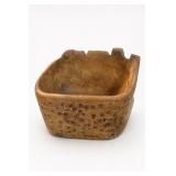 Carved Wooden Love You Bowl
