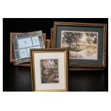 Framed Floral And Landscape Art Lot