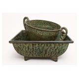 Renaissance Style Bronze Jardiniere & Urn
