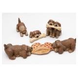 Sandicast Dog Figurine Set, 5 Pieces