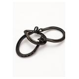 Diamond Forged Horseshoe Stirrups With Chains