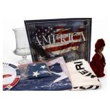 America Texas Patriotic Decor Lot