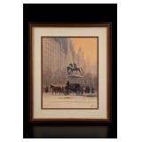 G. Harvey Fifth Avenue Signed 1986 Ltd Ed Print