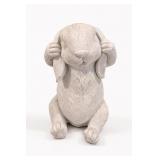 Ceramic Bunny Rabbit Statue
