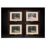 B. Berd Signed Numbered Four Seasons Framed Prints