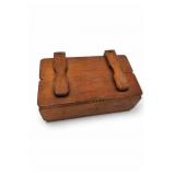 Vintage Wooden Painter's Box With Lid
