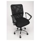 Black Mesh Ergonomic Swivel Office Chair