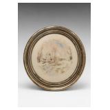 Lenox Silver Winter Landscape Plaque