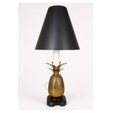 Vintage Brass Pineapple Table Lamp