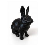 Cast Iron Rabbit Still Bank Figurine