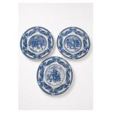 Spode Victorian Children & Floral Plate Set, 7-Pc