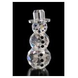 Simon Designs Crystal Snowman Figurine